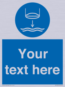 Custom Lower lifeboat to the water in launch sequence